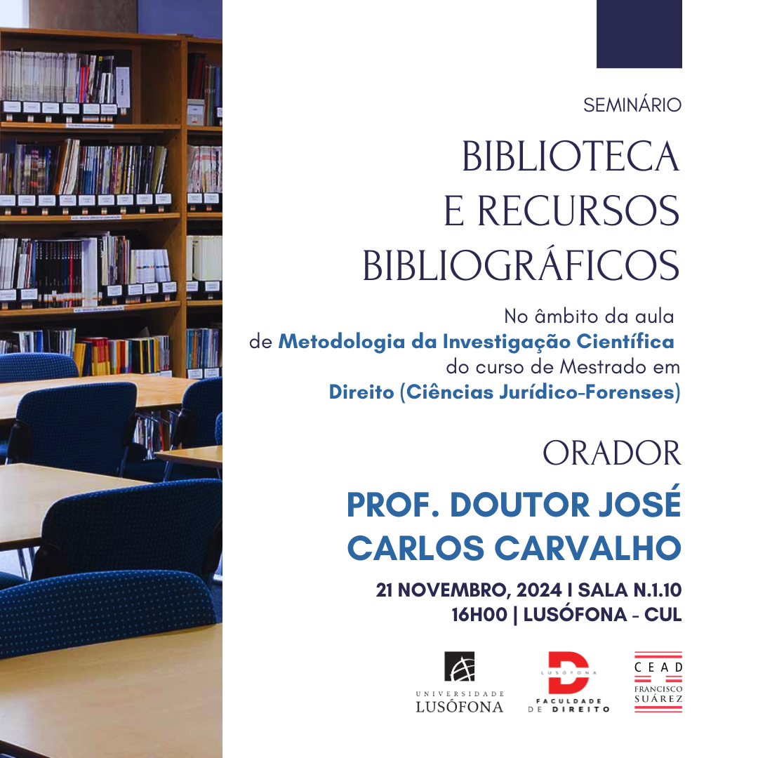 Biblioteca e recursos bibliográficos 21 NOV