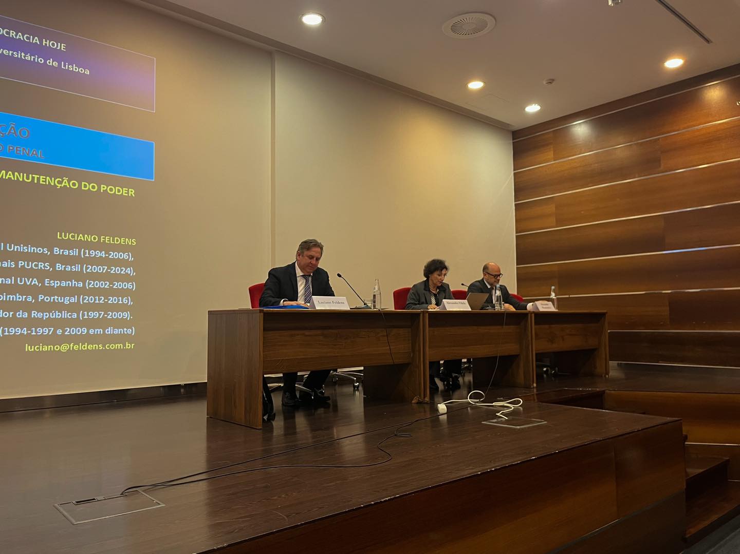 Foto Conferência Direito Penal e Democracia Hoje 6
